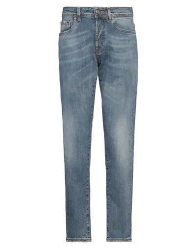 Liu •jo Man Man Jeans Blue Size 31 Cotton, Elastane
