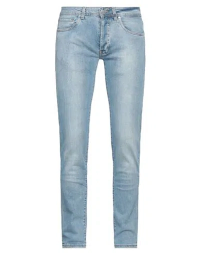 Liu •jo Man Man Jeans Blue Size 34w-34l Cotton, Elastane