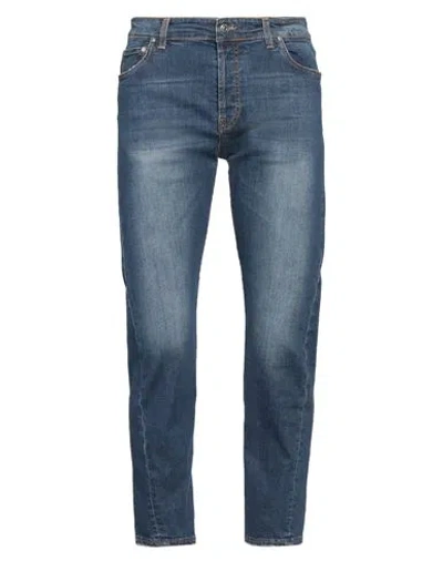 Liu •jo Man Man Jeans Blue Size 34 Cotton, Elastane
