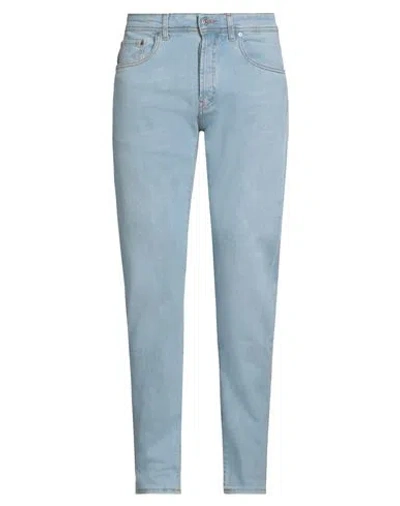 Liu •jo Man Man Jeans Blue Size 35 Cotton, Elastane