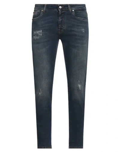 Liu •jo Man Man Jeans Blue Size 31 Cotton, Elastane