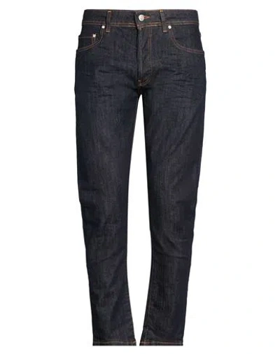 Liu •jo Man Man Jeans Blue Size 34 Cotton, Elastane In Black