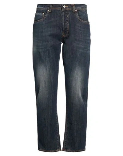 Liu •jo Man Man Jeans Blue Size 35 Cotton, Elastane