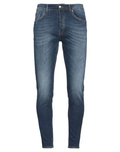 Liu •jo Man Man Jeans Blue Size 35 Cotton, Elastane