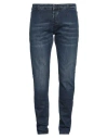 Liu •jo Man Man Jeans Blue Size 35 Cotton, Elastane In Blue