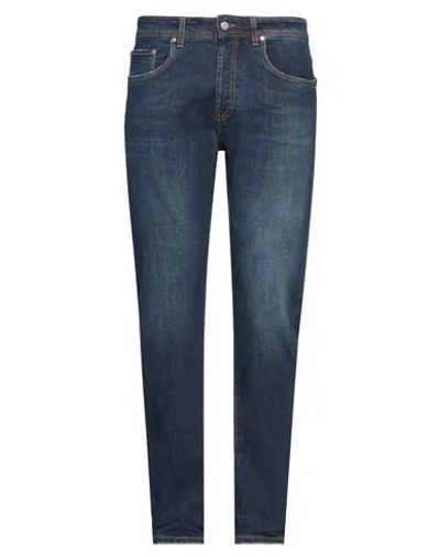 Liu •jo Man Man Jeans Blue Size 35 Cotton, Elastane