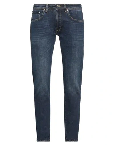 Liu •jo Man Man Jeans Blue Size 36 Cotton, Elastane In Brown