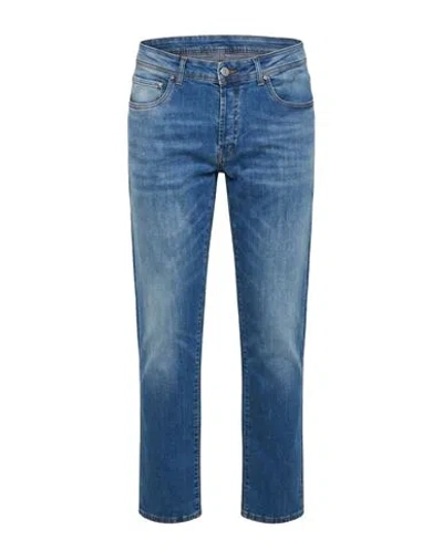 Liu •jo Man Man Jeans Blue Size 37 Cotton, Elastane