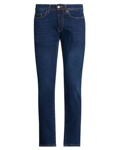 Liu •jo Man Man Jeans Blue Size 40 Cotton, Elastane