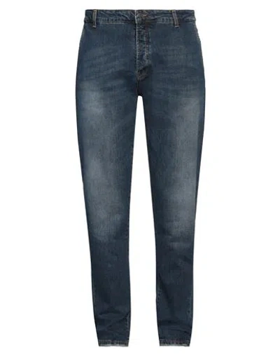 Liu •jo Man Man Jeans Blue Size 38 Cotton, Elastane