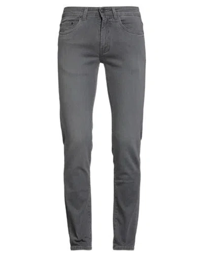 Liu •jo Man Man Jeans Charcoal Size 31 Cotton, Elastane In Gray