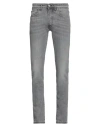Liu •jo Man Man Jeans Grey Size 29 Cotton, Elastane In Grey