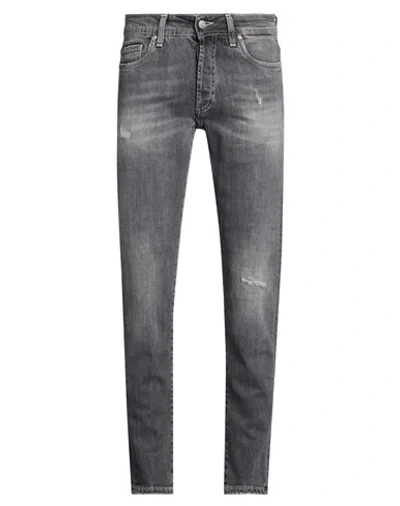 Liu •jo Man Man Jeans Grey Size 29 Cotton, Elastane In Gray