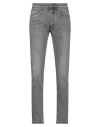 Liu •jo Man Man Jeans Grey Size 32 Cotton, Elastane In Grey