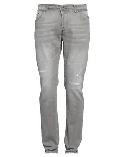 Liu •jo Man Man Jeans Grey Size 34 Cotton, Elastane