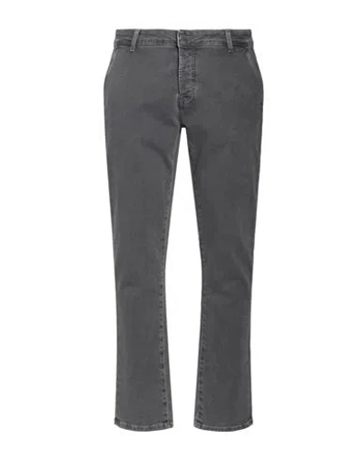 Liu •jo Man Man Jeans Grey Size 34 Cotton, Elastane In Gray