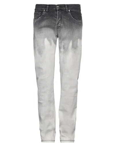 Liu •jo Man Man Jeans Grey Size 34 Cotton, Elastane In Gray