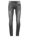 Liu •jo Man Man Jeans Grey Size 34w-34l Cotton, Elastane In Grey
