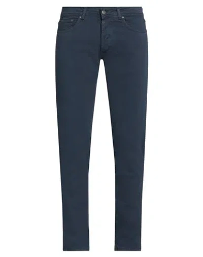 Liu •jo Man Man Jeans Midnight Blue Size 30 Cotton, Elastane