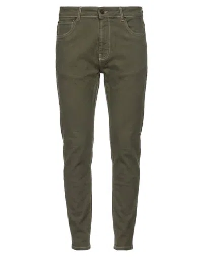 Liu •jo Man Man Jeans Military Green Size 31 Cotton, Elastane