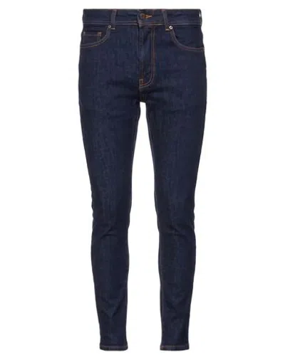 Liu •jo Man Man Jeans Navy Size 29 Cotton, Elastane