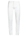 Liu •jo Man Man Jeans White Size 32 Cotton, Elastane In White