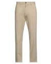 Liu •jo Man Man Pants Beige Size 26 Cotton, Elastane