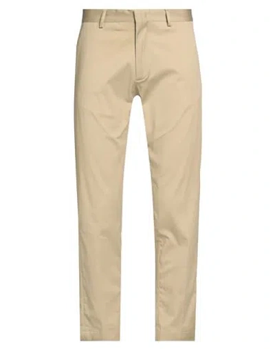 Liu •jo Man Man Pants Beige Size 32w-34l Cotton, Elastane In Brown