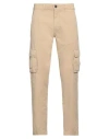 Liu •jo Man Man Pants Beige Size 40 Cotton, Elastane In Sand