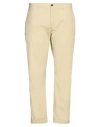 Liu •jo Man Man Pants Beige Size 42 Cotton, Elastane In Green