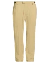 Liu •jo Man Man Pants Beige Size 42 Viscose, Linen In Gold