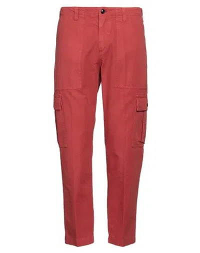 Liu •jo Man Man Pants Brick Size 32 Cotton In Red