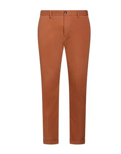 Liu •jo Man Man Pants Brown Size 28 Cotton, Elastane