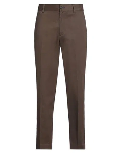 Liu •jo Man Man Pants Brown Size 28 Cotton, Elastane