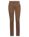 Liu •jo Man Man Pants Brown Size 42 Cotton, Elastane