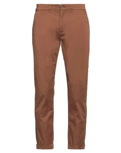 Liu •jo Man Man Pants Cocoa Size 34 Cotton, Elastane In Brown