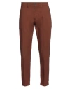 Liu •jo Man Man Pants Brown Size 42 Cotton, Elastane In Brown