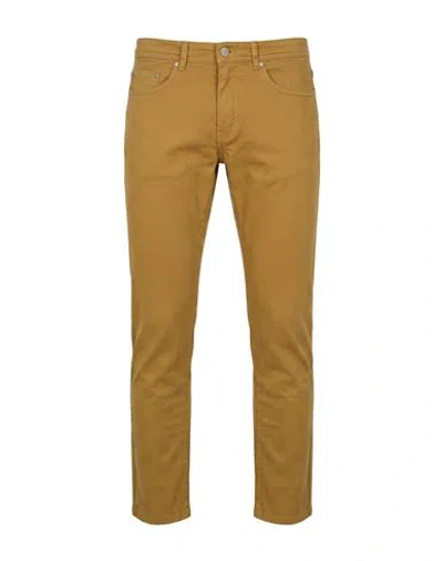 Liu •jo Man Man Pants Camel Size 30 Cotton, Elastane In Beige