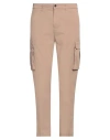 Liu •jo Man Man Pants Camel Size 32 Cotton, Elastane In Beige