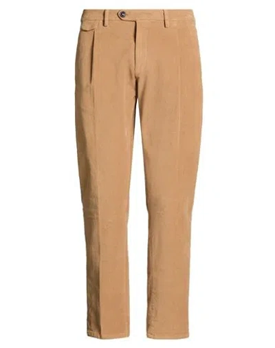 Liu •jo Man Man Pants Camel Size 36 Cotton, Elastane In Brown