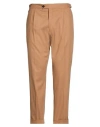 Liu •jo Man Man Pants Camel Size 36 Viscose, Polyester, Wool, Elastane In Brown