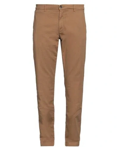 Liu •jo Man Man Pants Camel Size 40 Cotton, Elastane In Beige