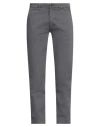Liu •jo Man Man Pants Charcoal Size 32 Cotton, Elastane In Grey