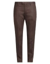 Liu •jo Man Man Pants Chocolate Brown Size 38 Linen