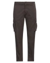 Liu •jo Man Man Pants Dark Brown Size 28 Cotton, Elastane