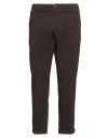 Liu •jo Man Man Pants Dark Brown Size 36 Cotton, Elastane