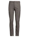 Liu •jo Man Man Pants Dark Brown Size 38 Cotton, Polyester, Viscose, Elastane In Brown