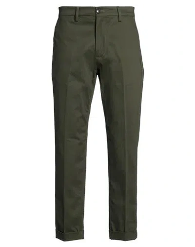 Liu •jo Man Man Pants Dark Green Size 32 Cotton, Elastane