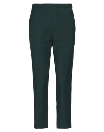 Liu •jo Man Man Pants Dark Green Size 32 Polyester, Wool, Elastane In Green