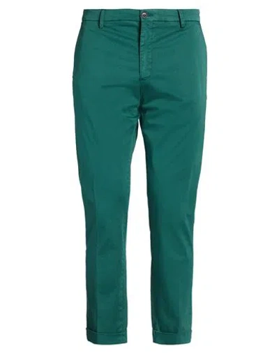 Liu •jo Man Man Pants Dark Green Size 34 Cotton, Elastane In Multi